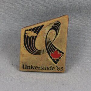 World University games 1983 - Edmonton Canada - Stamped Pin